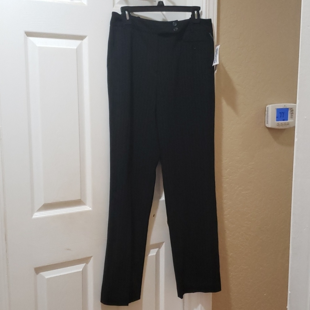 Black Pinstriped pants